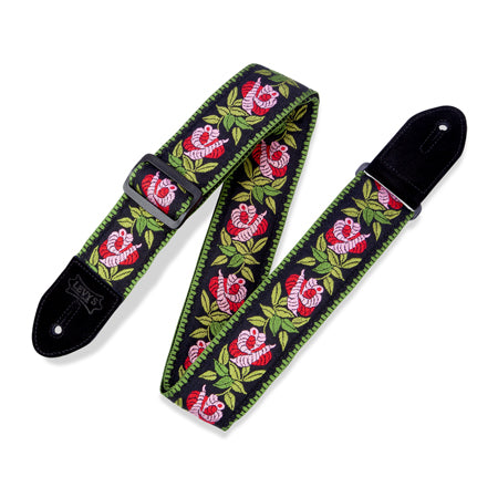 Levy's Print Series Rosa Pink Guitar Strap MC8JQ-003