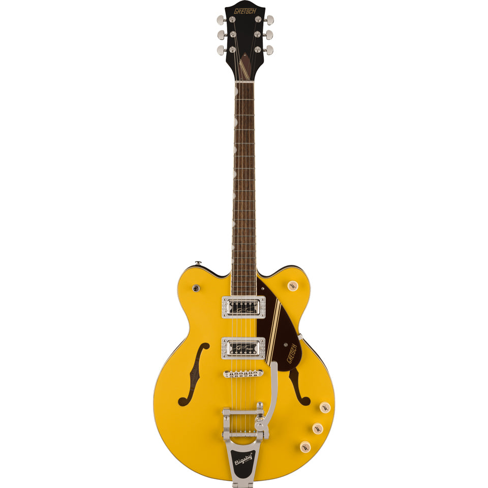 Grestch G2604T Limited Edition Streamliner Rally II Center Block w/Bigsby Two-Tone Bamboo Yellow/Copper Metallic