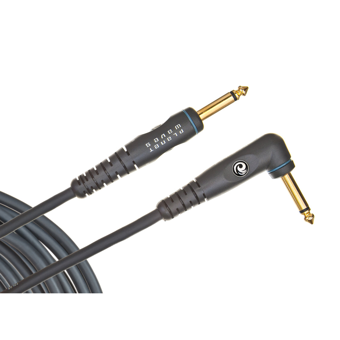 D'Addario Custom Series Instrument Cable Right Angle 10 feet