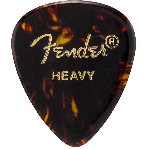 Fender 451 Shape Classic 12 Pick Pack Heavy Tortoise Shell