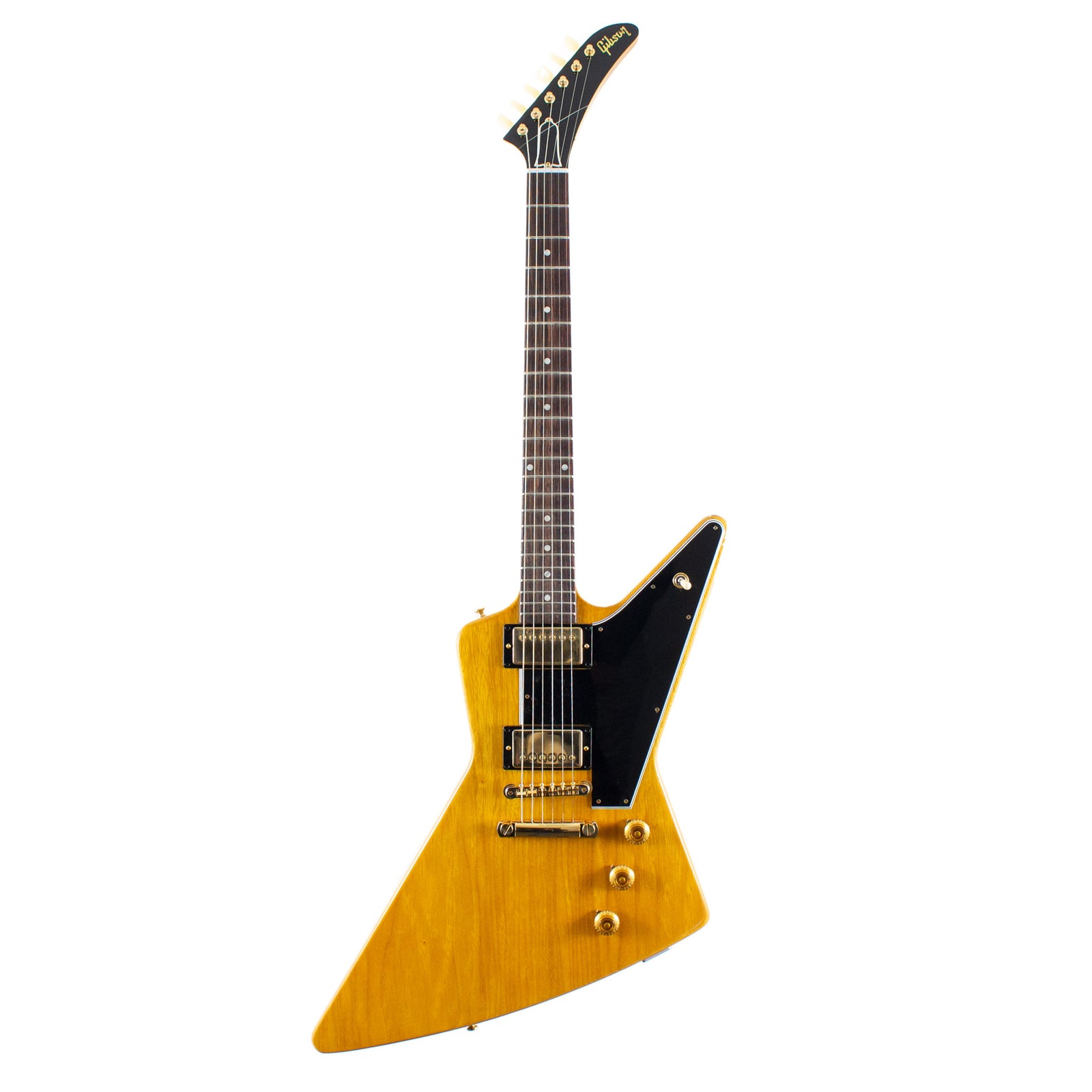 Gibson Custom Shop 1958 Korina Explorer - Black Pickguard w/case