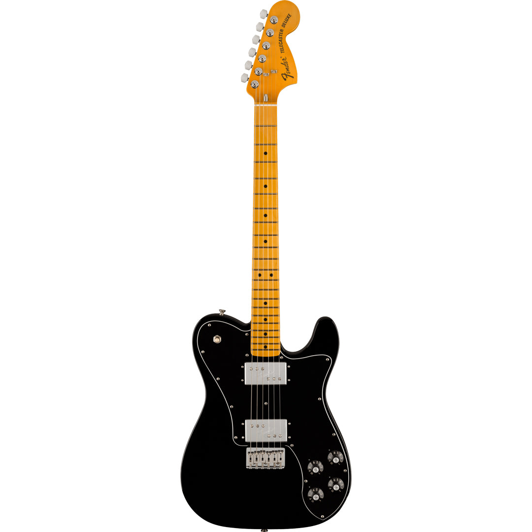 Fender American Vintage II 1975 Telecaster Deluxe Maple Fingerboard Black