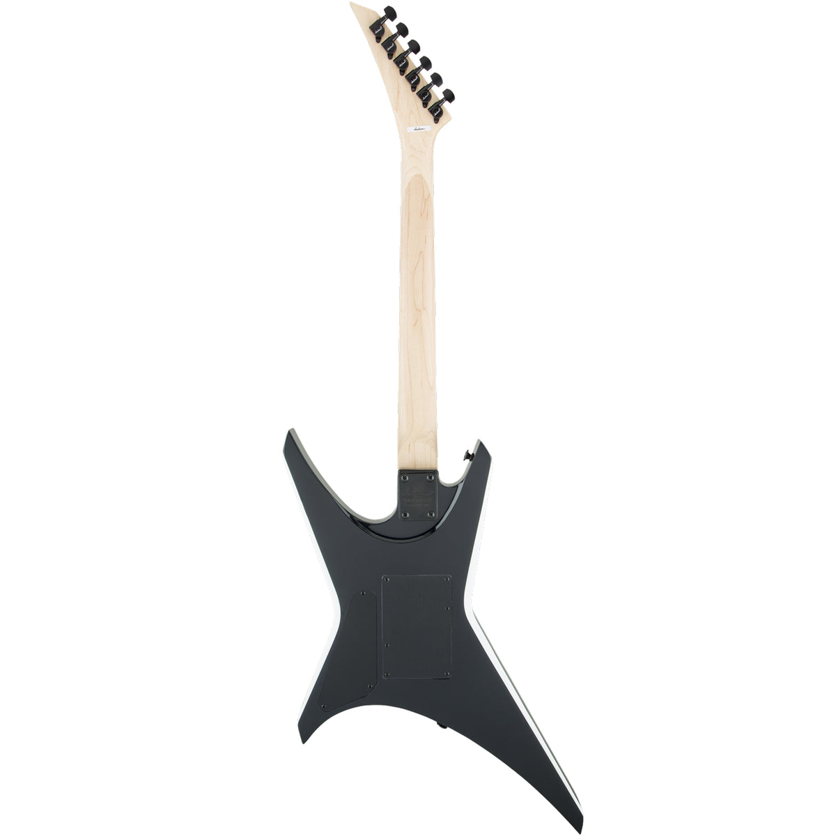 Jackson JS Series Warrior JS32 Black with White Bevels