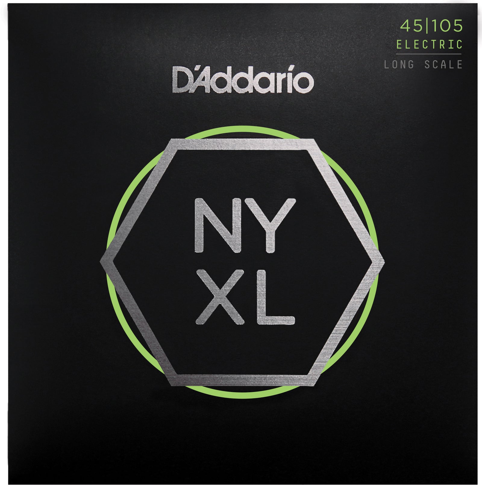 D'Addario NYXL45105 Set Long Scale Light Top / Med Bottom 45-105