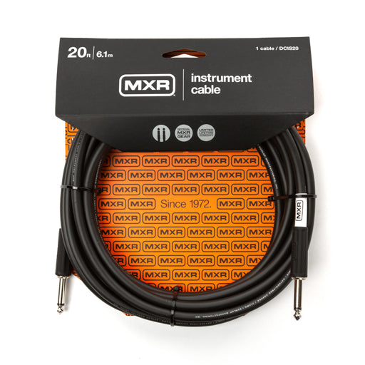 MXR Standard Instrument Cable - Straight/Straight, 20'