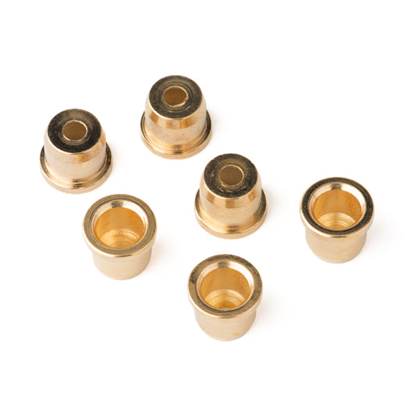 Fender Modern Style Tele String Ferrules (6) Gold