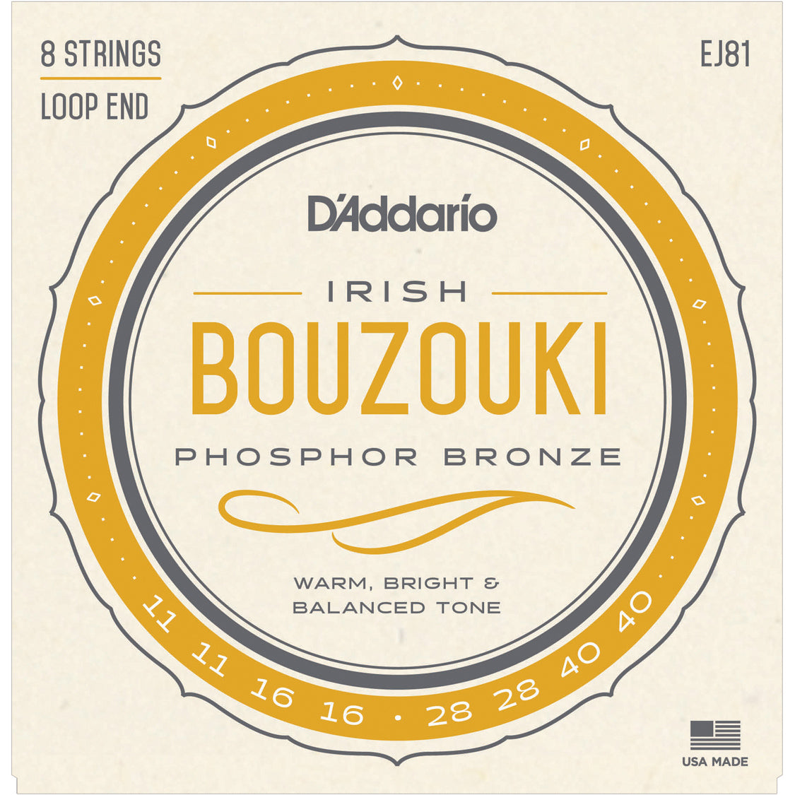D'Addario EJ81 Irish Bouzouki Strings