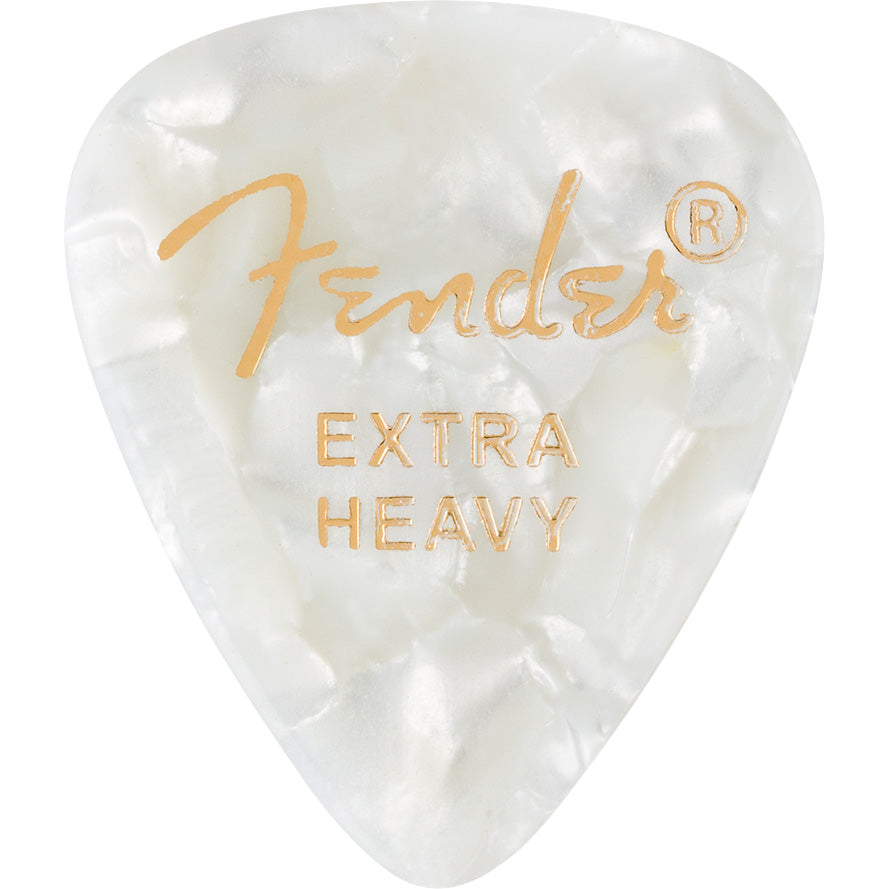 Fender Premium Celluloid Picks 351 Shape Abalone  X-Heavy (12 Pack)