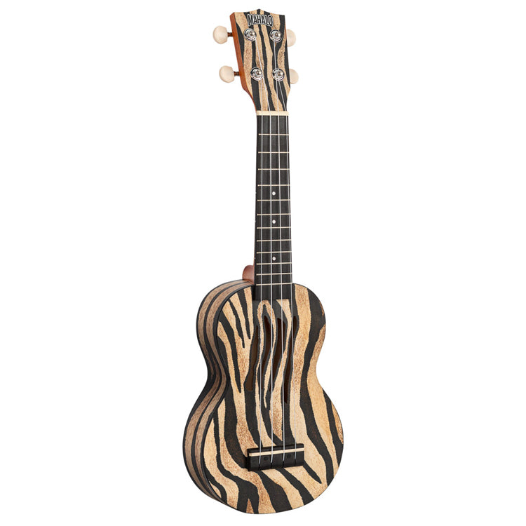 Mahalo Soprano Uke Zebra MA1ZB w/Bag