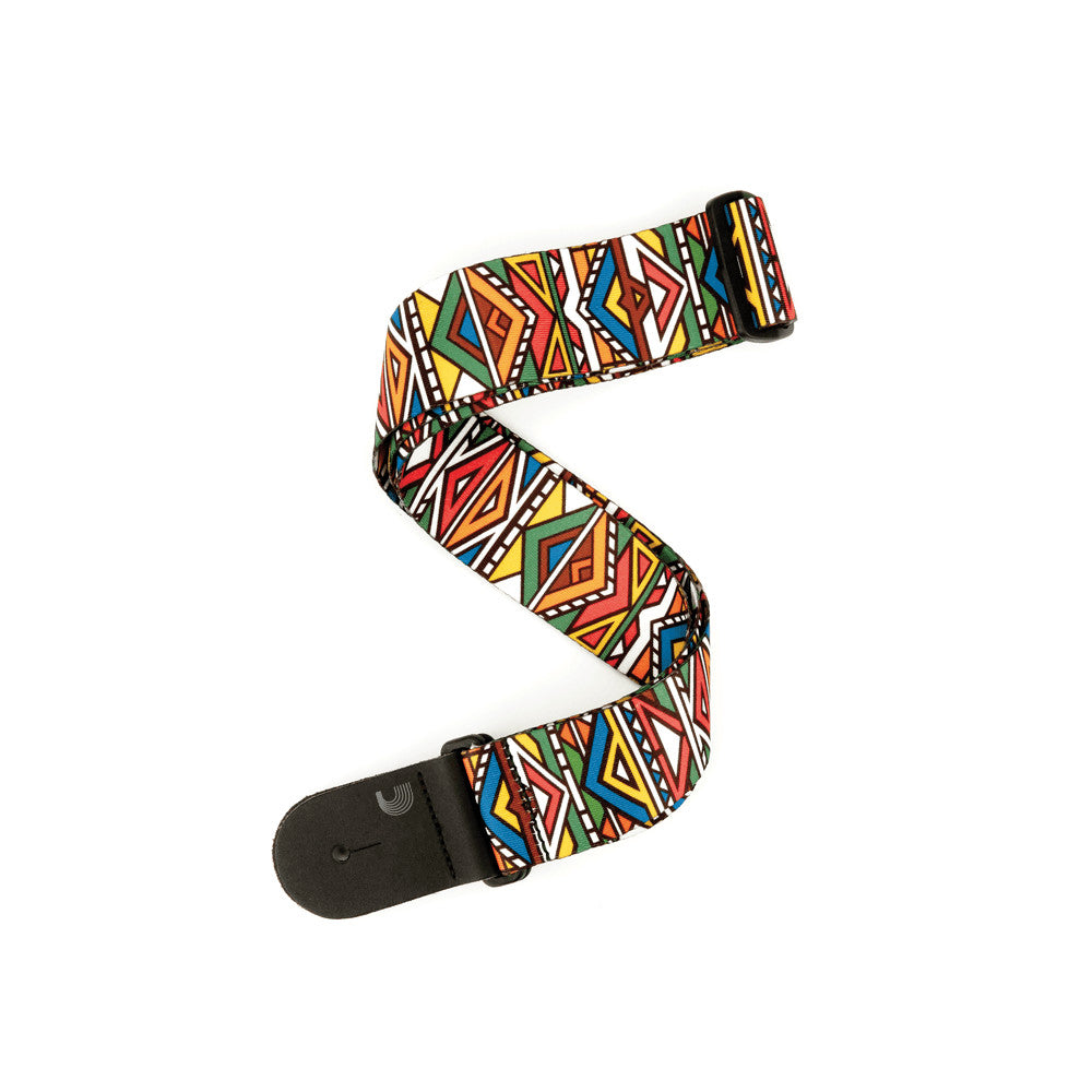 D'addario Woven Guitar Strap Ndebele P20S1504