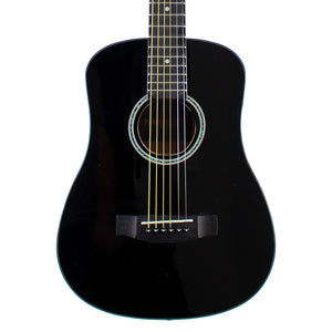 Maverick Guitars 1/2 Size Acoustic Black w/Gig Bag M12A-BK