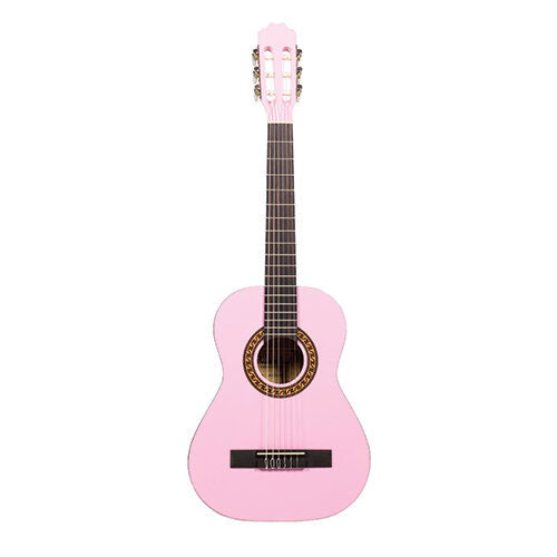 Beaver Creek 401 Series Classical Guitar 1/2 Size Pink w/Bag BCTC401PK