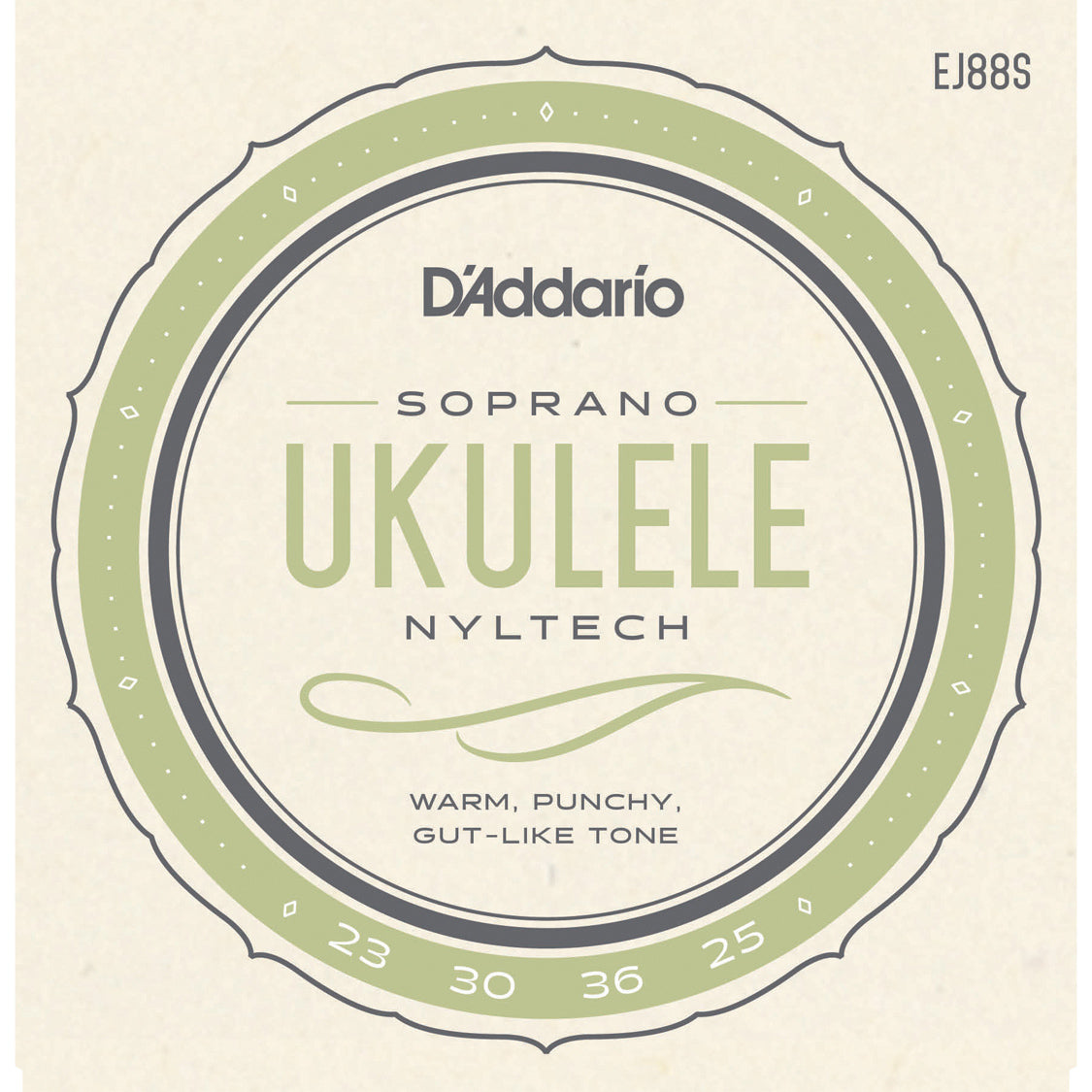 D'Addario EJ88S Nyltech Ukulele Soprano