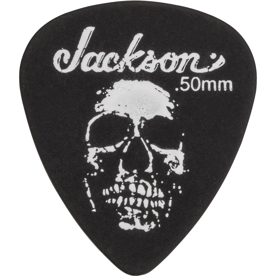 Jackson 451 Shape Skull Picks Thin .50mm Black 12 Pack