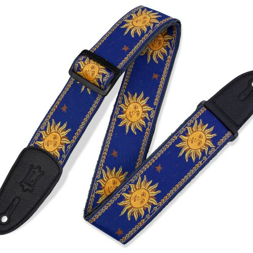 Levy's MPJG-SUN-BLU Jacquard Guitar Strap