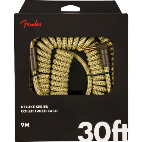 Fender Deluxe Coil Cable 30' Tweed
