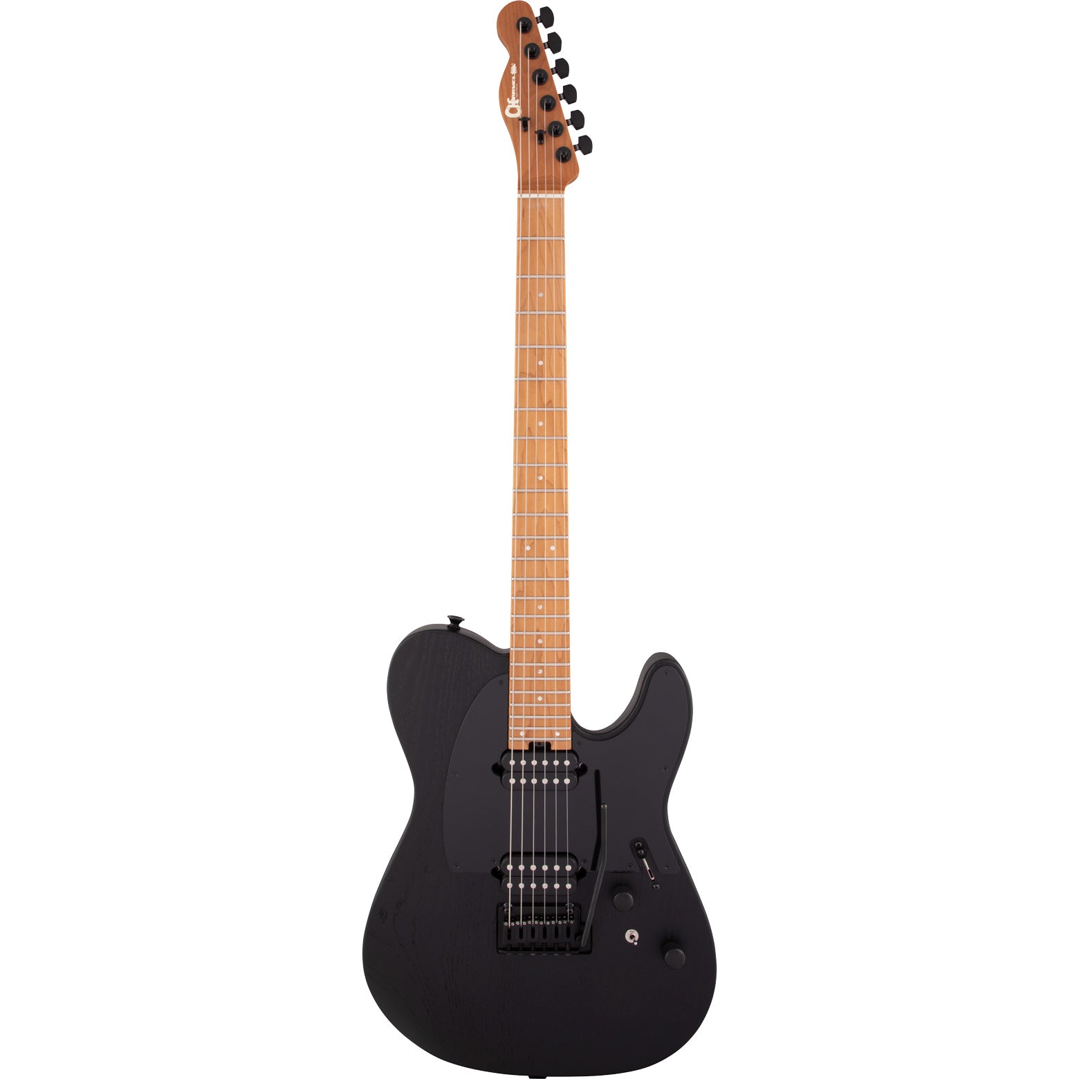 Charvel Pro-Mod So-Cal Style 2 24 HH 2PT CM Ash Caramelized Maple Fingerboard Black Ash
