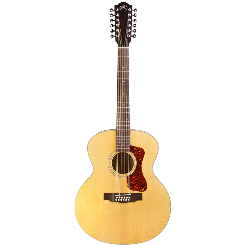 Guild F-2512E Maple 12-String Acoustic Electric Blonde