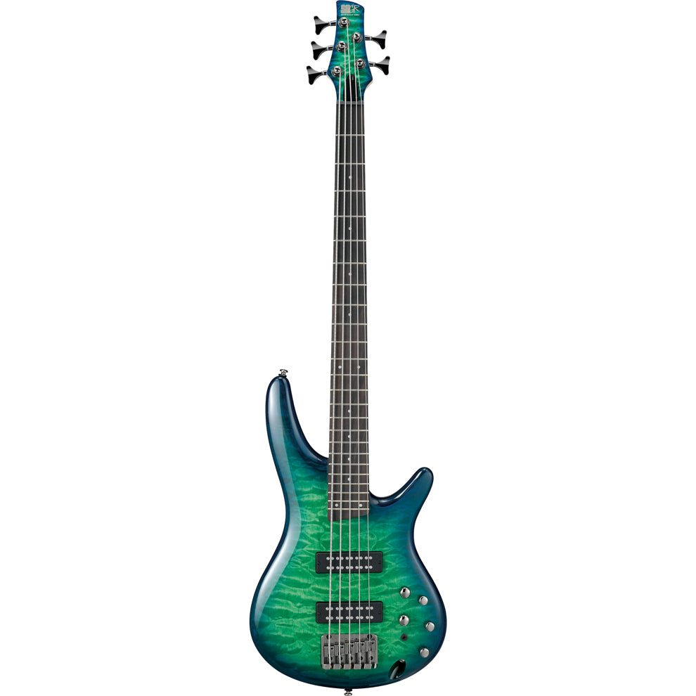 Ibanez SR405EQMSLG Surreal Blue Burst Gloss 5-String Bass - Guitarworks