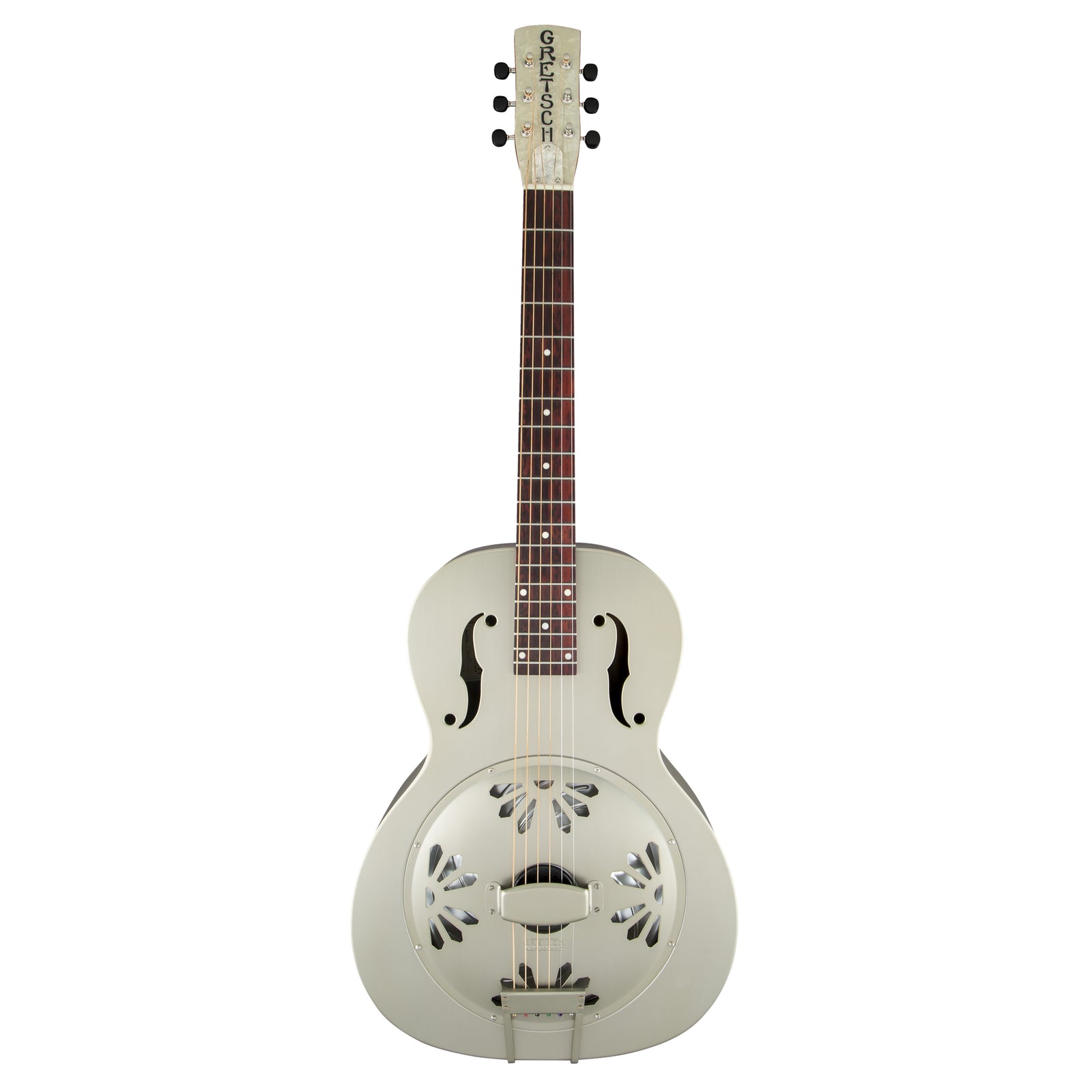 Grestch G9201 Honey Dipper Round-Neck Brass Body Resonator Shed Roof