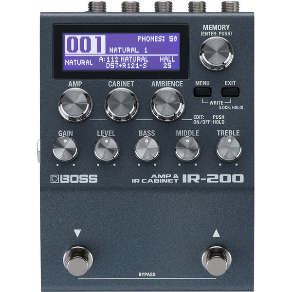 Boss IR-200 Amp and Cabinet Simulator - Guitarworks