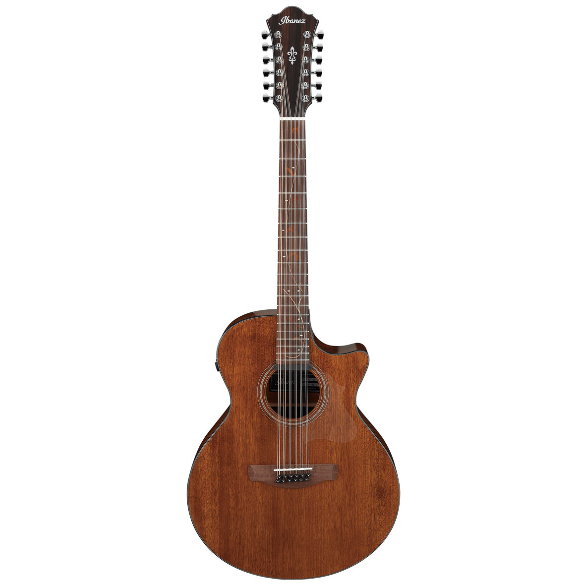 Ibanez AE2912LGS Natural Low Gloss 12-String Acoustic Electric