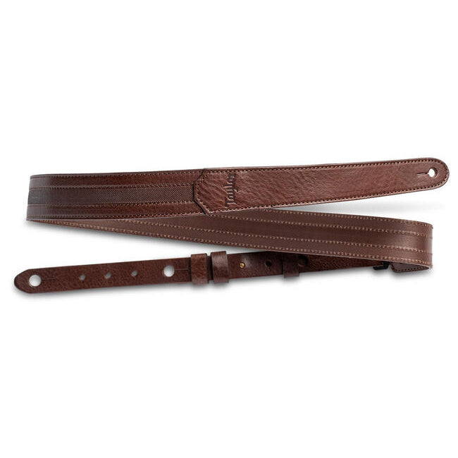 Taylor Slim Leather Strap Chocolate Brown 4205-15